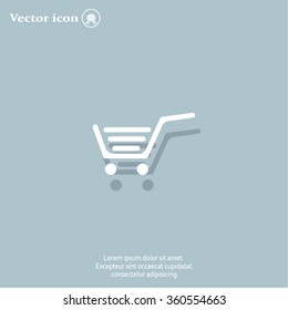 Vector shopping cart icon