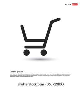 Vector shopping cart icon