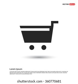 Vector shopping cart icon