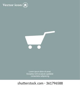 Vector shopping cart icon