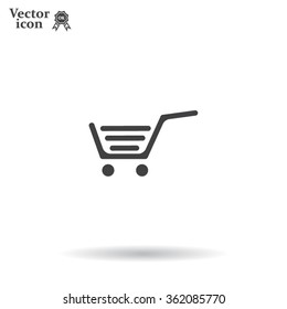 Vector shopping cart icon