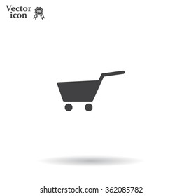 Vector shopping cart icon