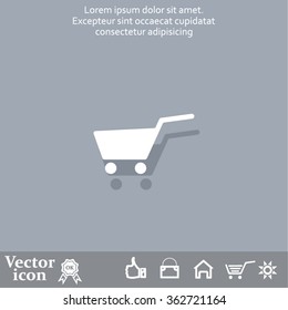 Vector shopping cart icon