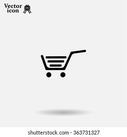 Vector shopping cart icon