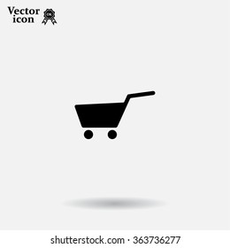 Vector shopping cart icon