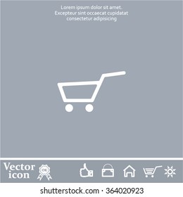 Vector shopping cart icon