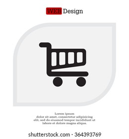 Vector shopping cart icon