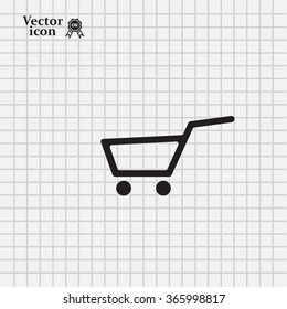 Vector shopping cart icon
