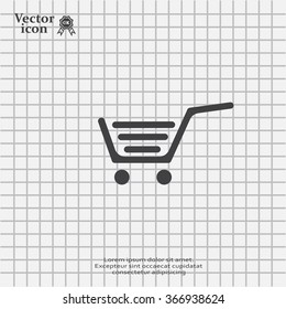 Vector shopping cart icon