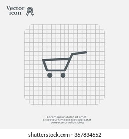 Vector shopping cart icon
