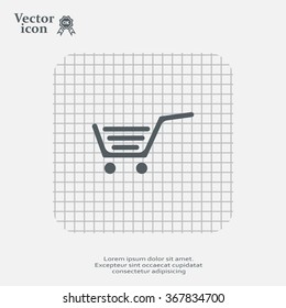 Vector shopping cart icon