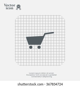 Vector shopping cart icon