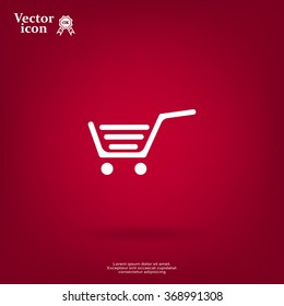 Vector shopping cart icon