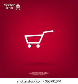 Vector shopping cart icon