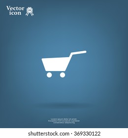 Vector shopping cart icon