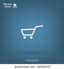 Vector shopping cart icon