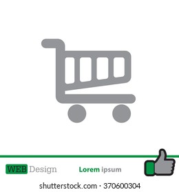 Vector shopping cart icon