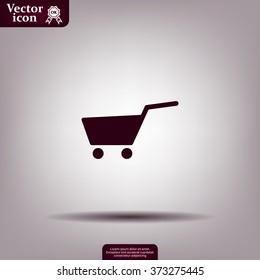 Vector shopping cart icon