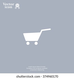 Vector shopping cart icon