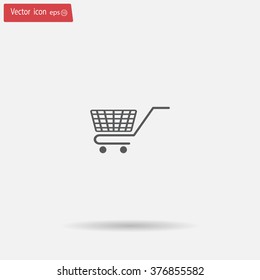 Vector shopping cart icon