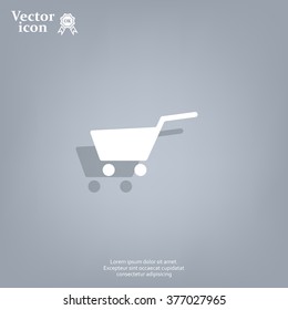 Vector shopping cart icon