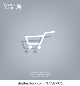 Vector shopping cart icon