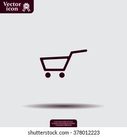 Vector shopping cart icon