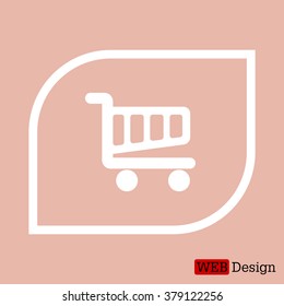 Vector shopping cart icon