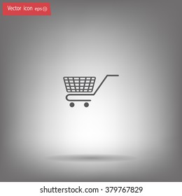 Vector shopping cart icon