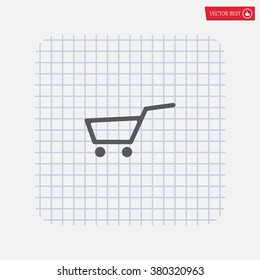 Vector shopping cart icon