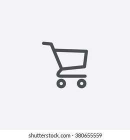 Vector shopping cart Icon