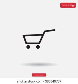 Vector shopping cart icon