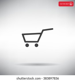 Vector shopping cart icon