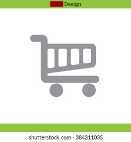 Vector shopping cart icon