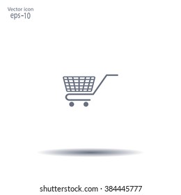 Vector shopping cart icon
