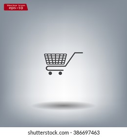 Vector shopping cart icon