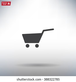 Vector shopping cart icon