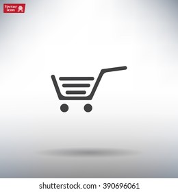 Vector shopping cart icon
