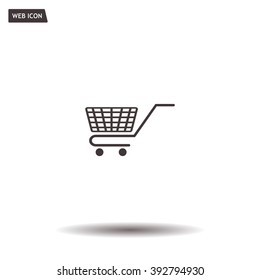 Vector shopping cart icon