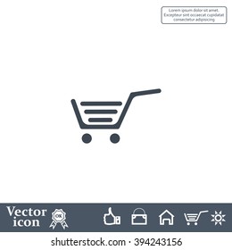 Vector shopping cart icon