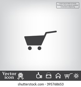 Vector shopping cart icon