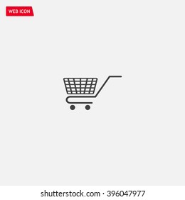 Vector shopping cart icon