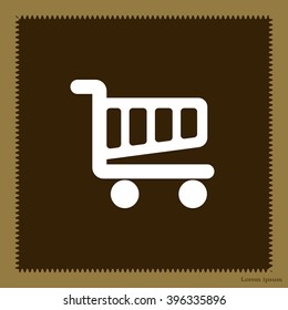 Vector shopping cart icon