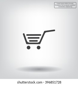 Vector shopping cart icon