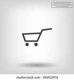 Vector shopping cart icon