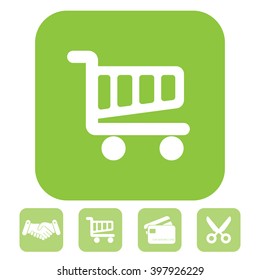 Vector shopping cart icon