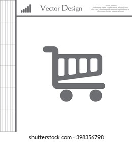 Vector shopping cart icon