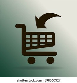 Vector shopping cart icon