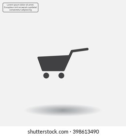 Vector shopping cart icon