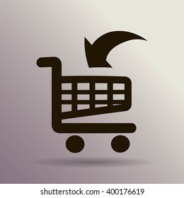 Vector shopping cart icon